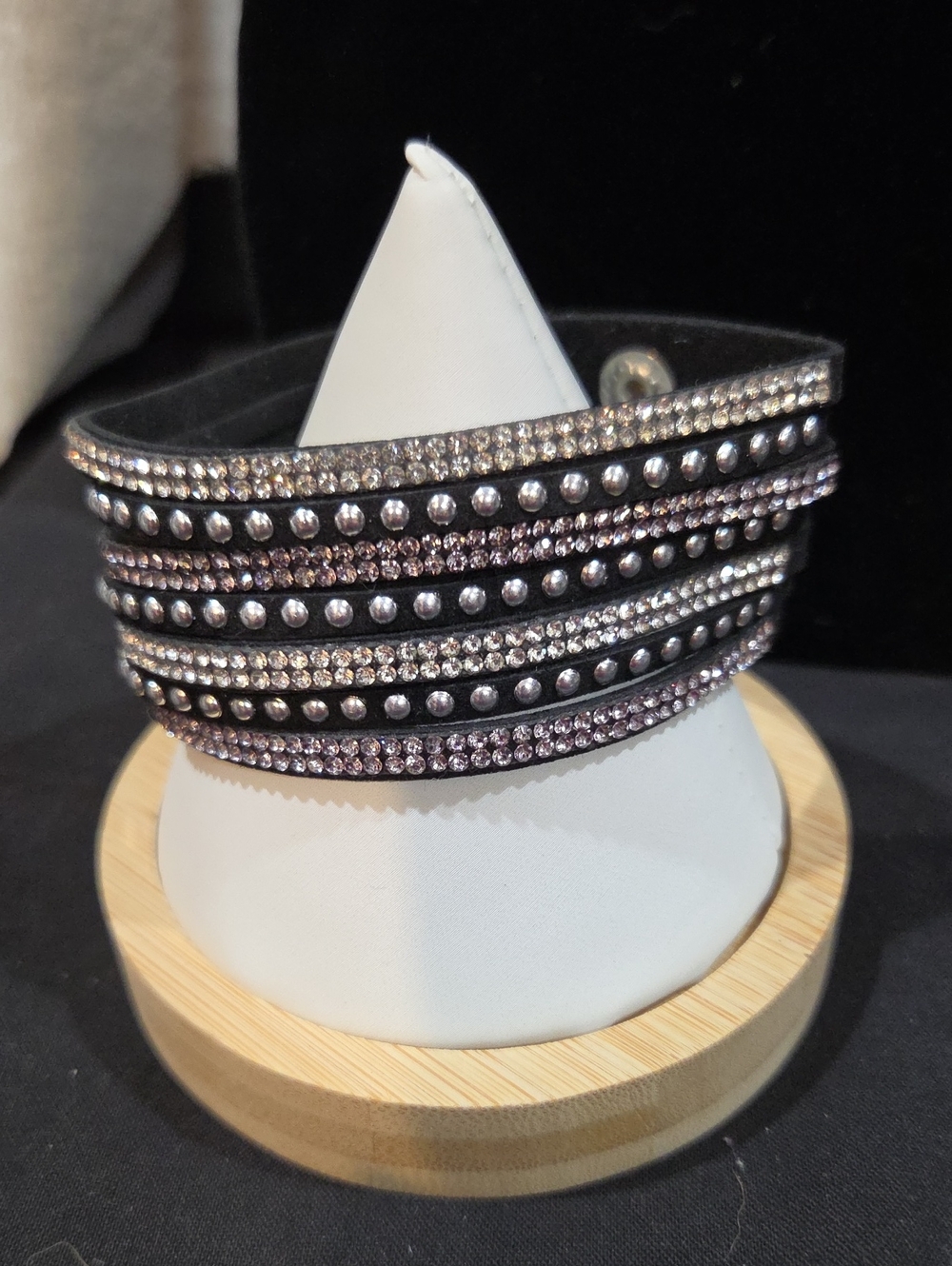 FAUX SUEDE WRAP BRACELET